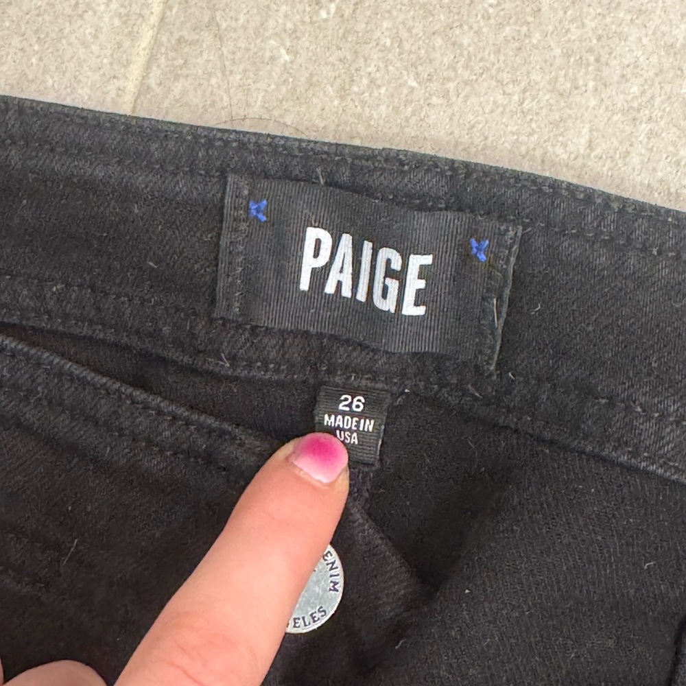 PAIGE Classic Black Denim